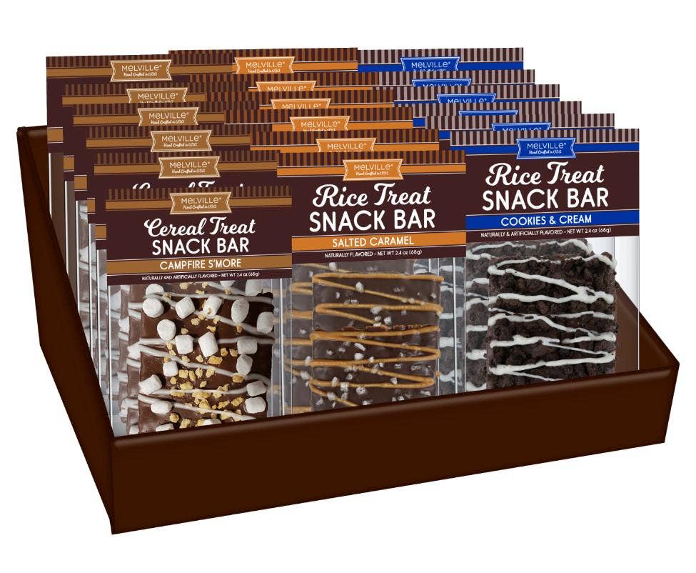 Melville Candy Company - Wholesale Puffed Rice Treat - Rice Cereal Treats Bar - Assorted0