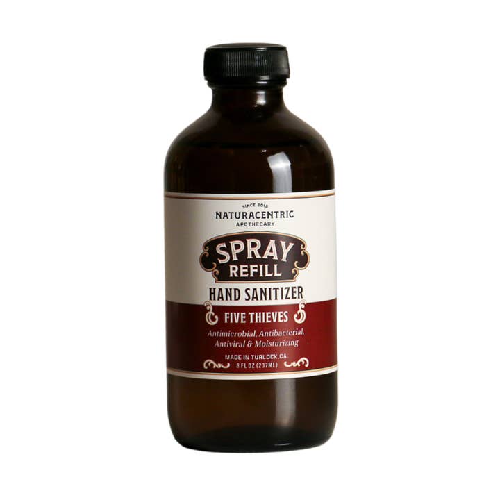 8 oz Five Thieves Essential Oil Hand Sanitizer Refill for wholesale by Naturacentric