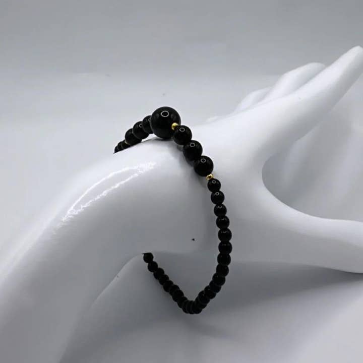 Onyxarmband - B9 för wholesale av The Bijoux Collective