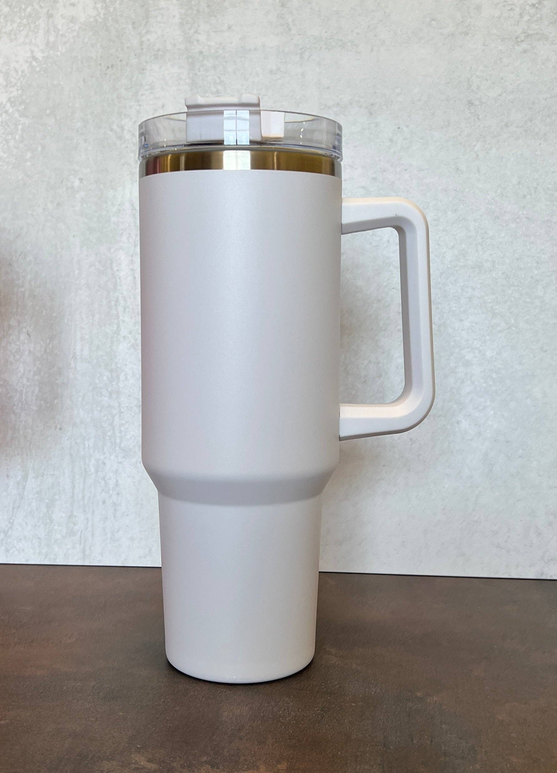 KW Laser Supplies - Wholesale Insulated Mug/Tumbler - 40oz Tumbler with handle5