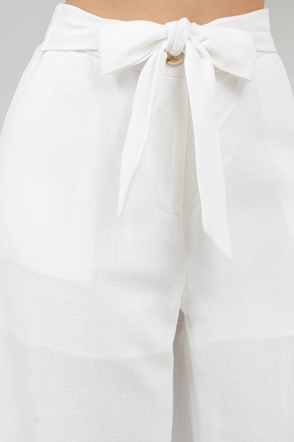 Veracci - Wholesale Pants - Women's - Linen Blend Wide-Leg Capri Pants15