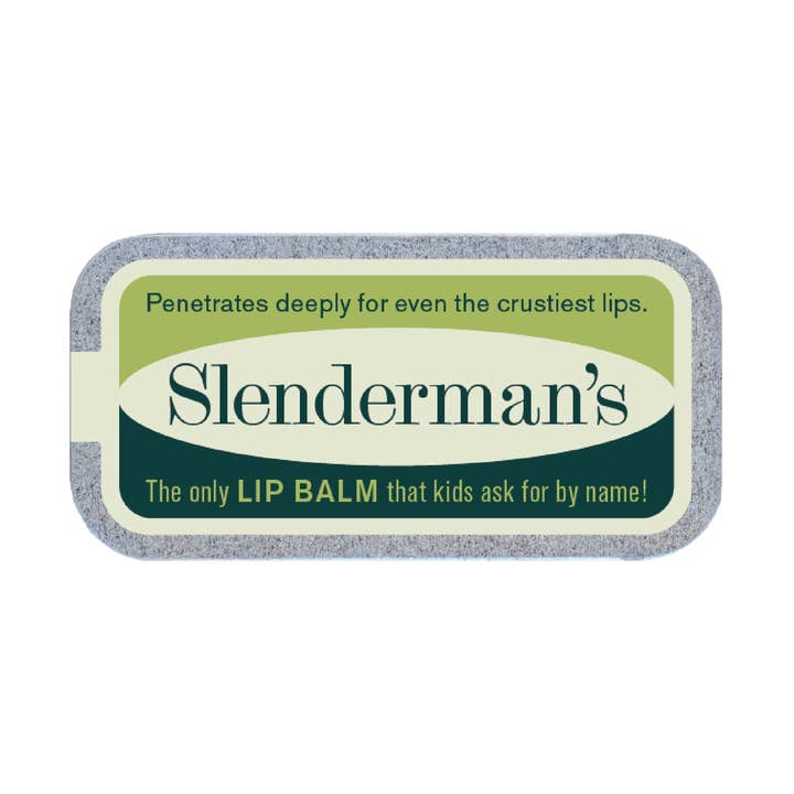 Whiskey River Soap Co. - Wholesale Lip Balm - Slenderman's Lip Balm | Funny Old School Tin2