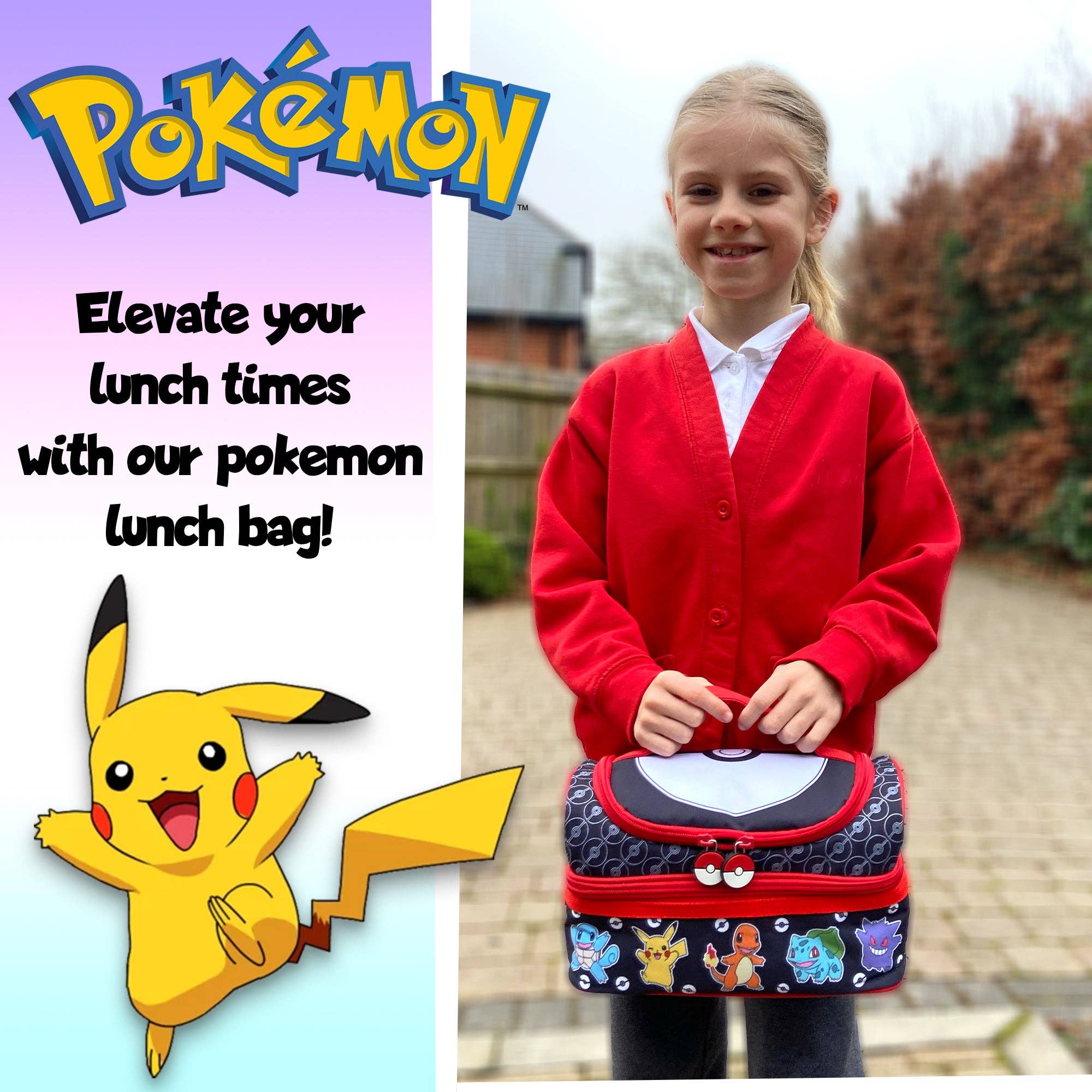 Fringoo Group Ltd – wholesale Lunch bag/box – Kids – Pokemon Multi Lunch Bag7