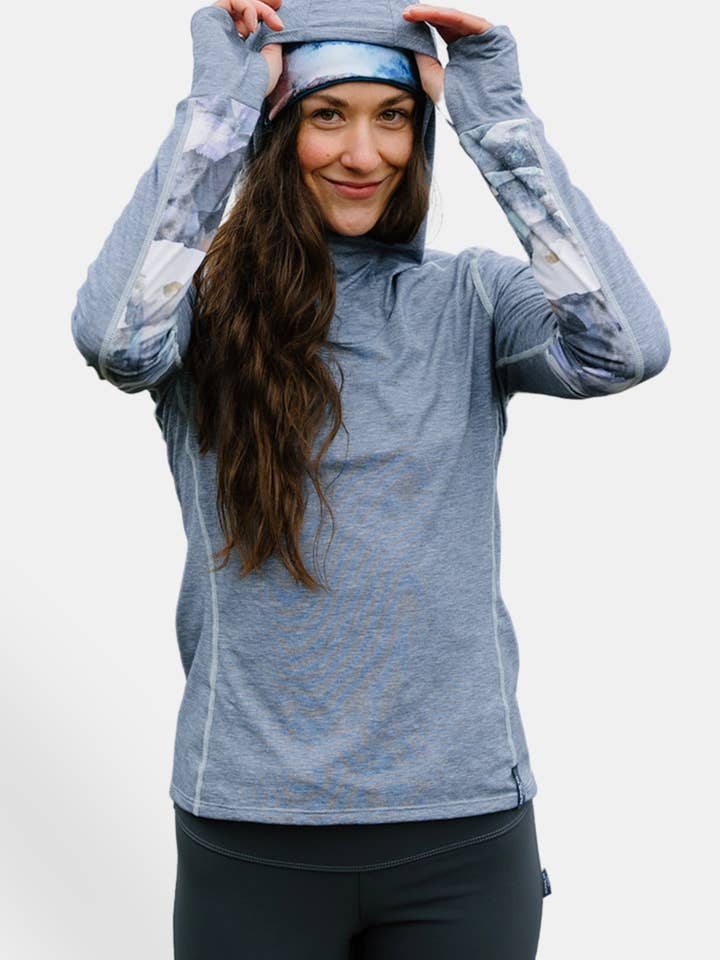 Rendez-vous à Capuche à Manches Longues Ridge pour la vente par Alpine Fit