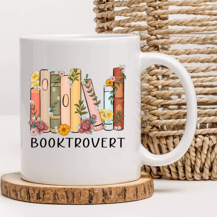 Booktrovert Mug for wholesale by KSquared Creation