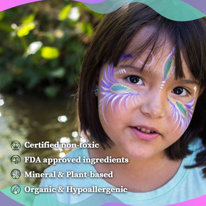 Natural Earth Paint - Wholesale Face Paint/Play Makeup - Kids - Natural Face Paint Kit