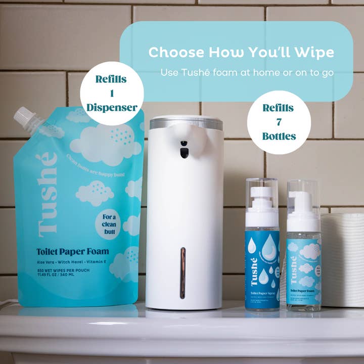 Tushé - Wholesale Toilet Paper - TP Foam Refill