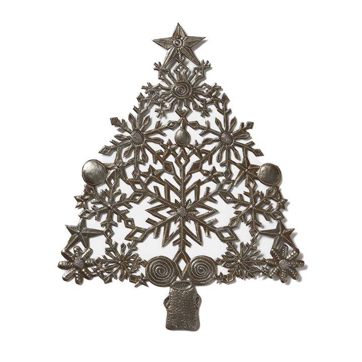 Snowflake Tree Wall Art for wholesale by SERRV International