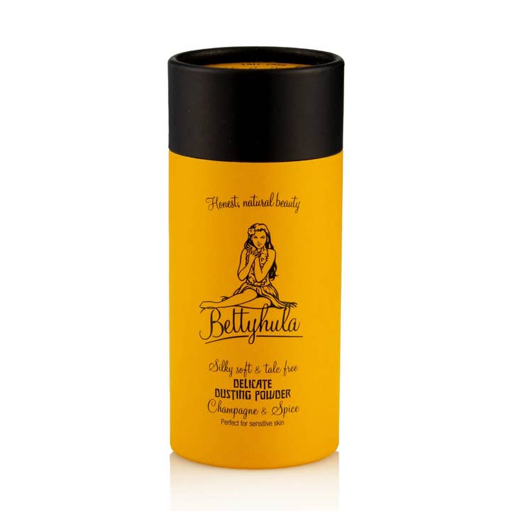 NOVO frasco de pó de talco. Champanhe & Especiarias por atacado de BettyHula