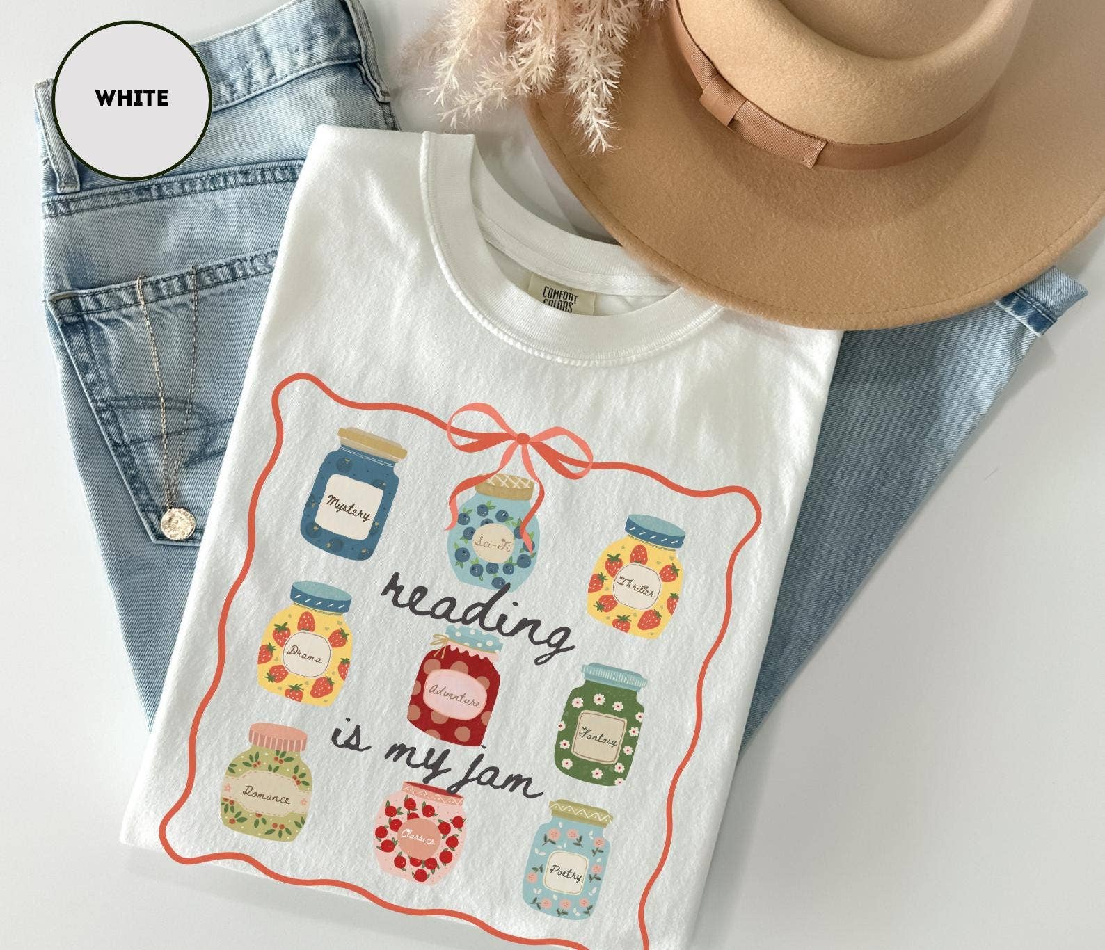 Glaime - Wholesale T-Shirt (Graphic) - Women's - Comfort Colors Bookish Shirt, Bookworm Shirt, Book Lover Tee1