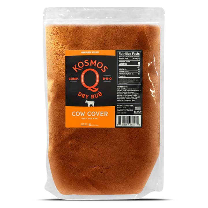 Kosmos Q - Wholesale Rub - Cow Cover Seasoning (Case of 15)