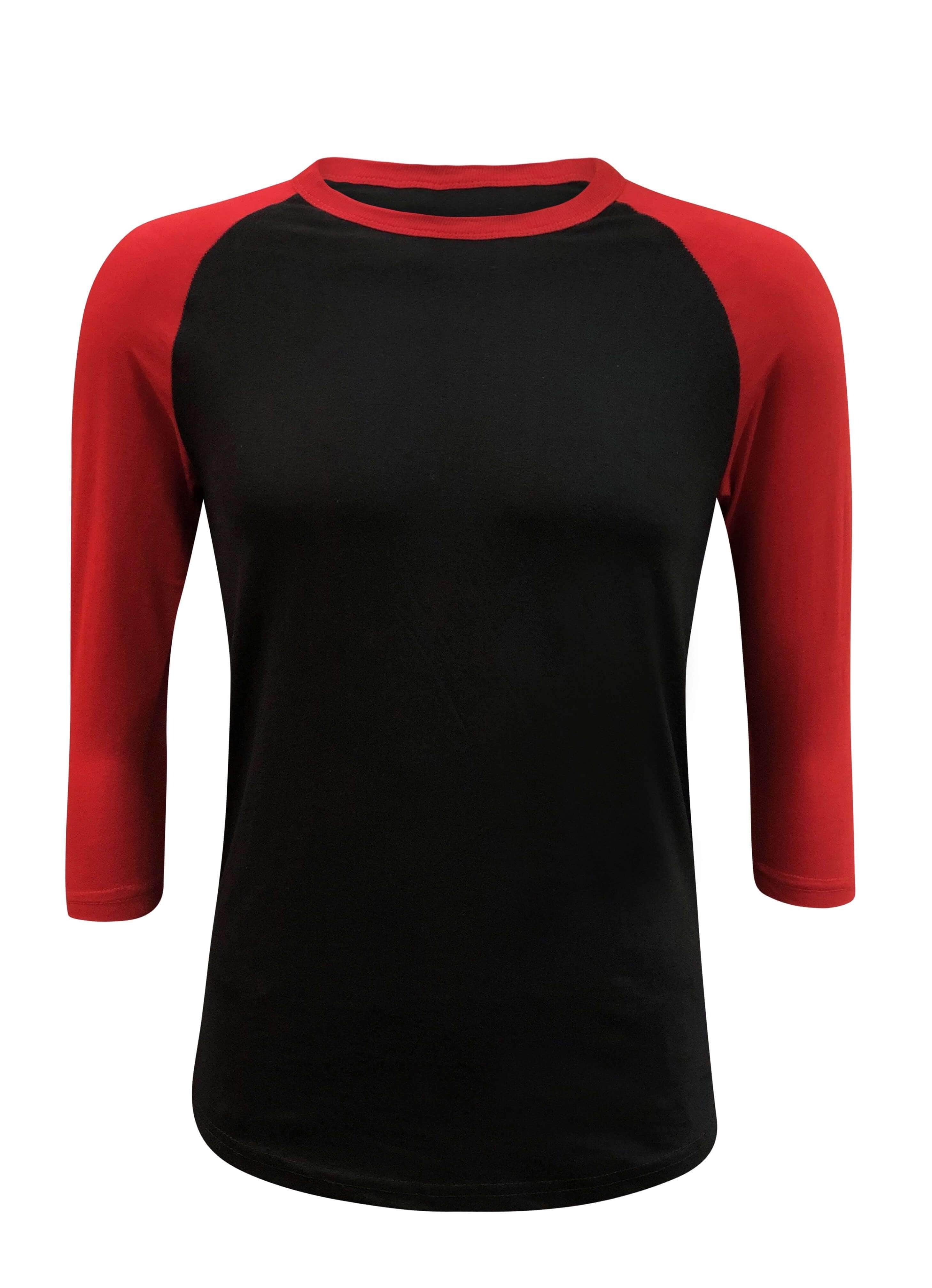 ILTEX Apparel - Vente T-shirt – femme - T-shirt de baseball adulte à manches raglan 3/4 - Plus de 35 couleurs85
