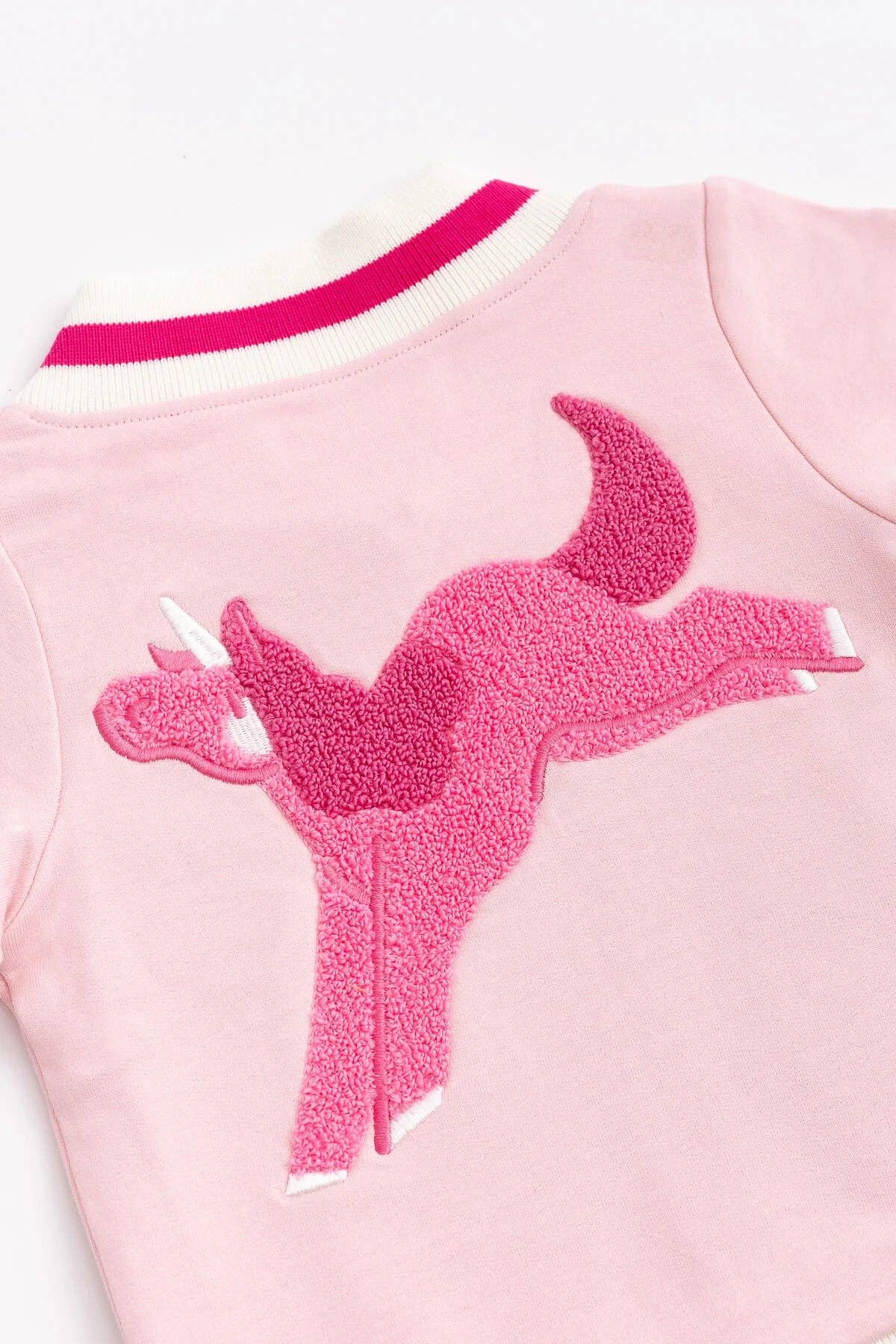 Monica + Andy - Wholesale Bomber Jacket - Kids - Zip Bomber Jacket_Pink Unicorns2