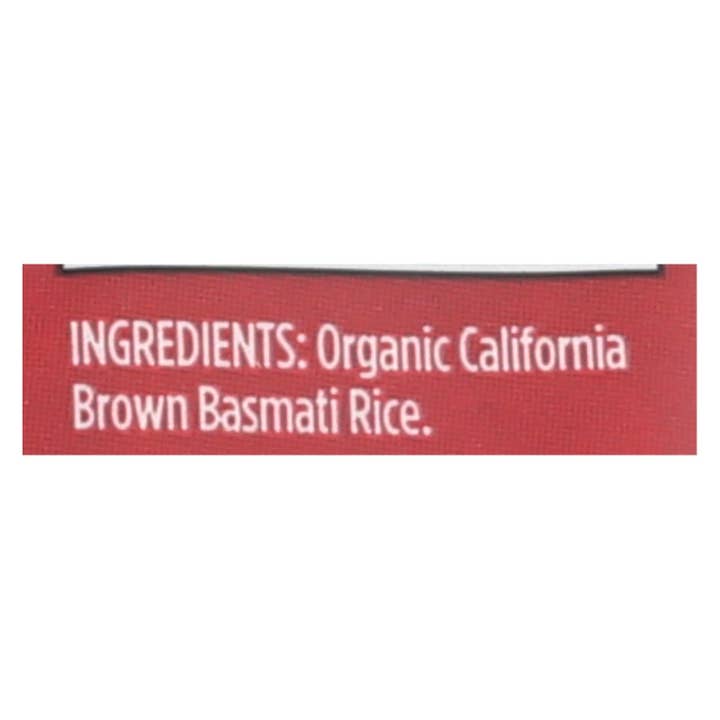 Ware Spark - Wholesale Rice - Lundberg Family Farms Organic California Brown Basmati Rice - Case Of 6 - 2 Lb.1