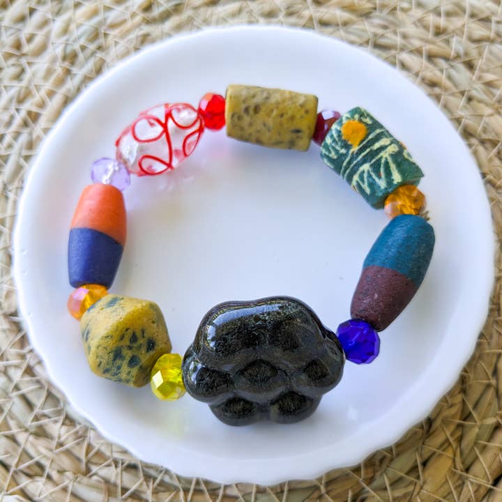 Afrikan Authentix - Wholesale Beaded Bracelet - Chunky Beaded Bracelets | African trade Beads Bracelets 3