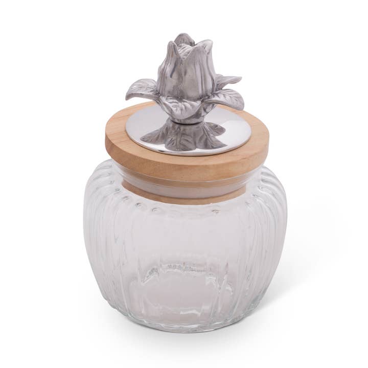 Magnolia Glass Canister for wholesale by Arthur Court