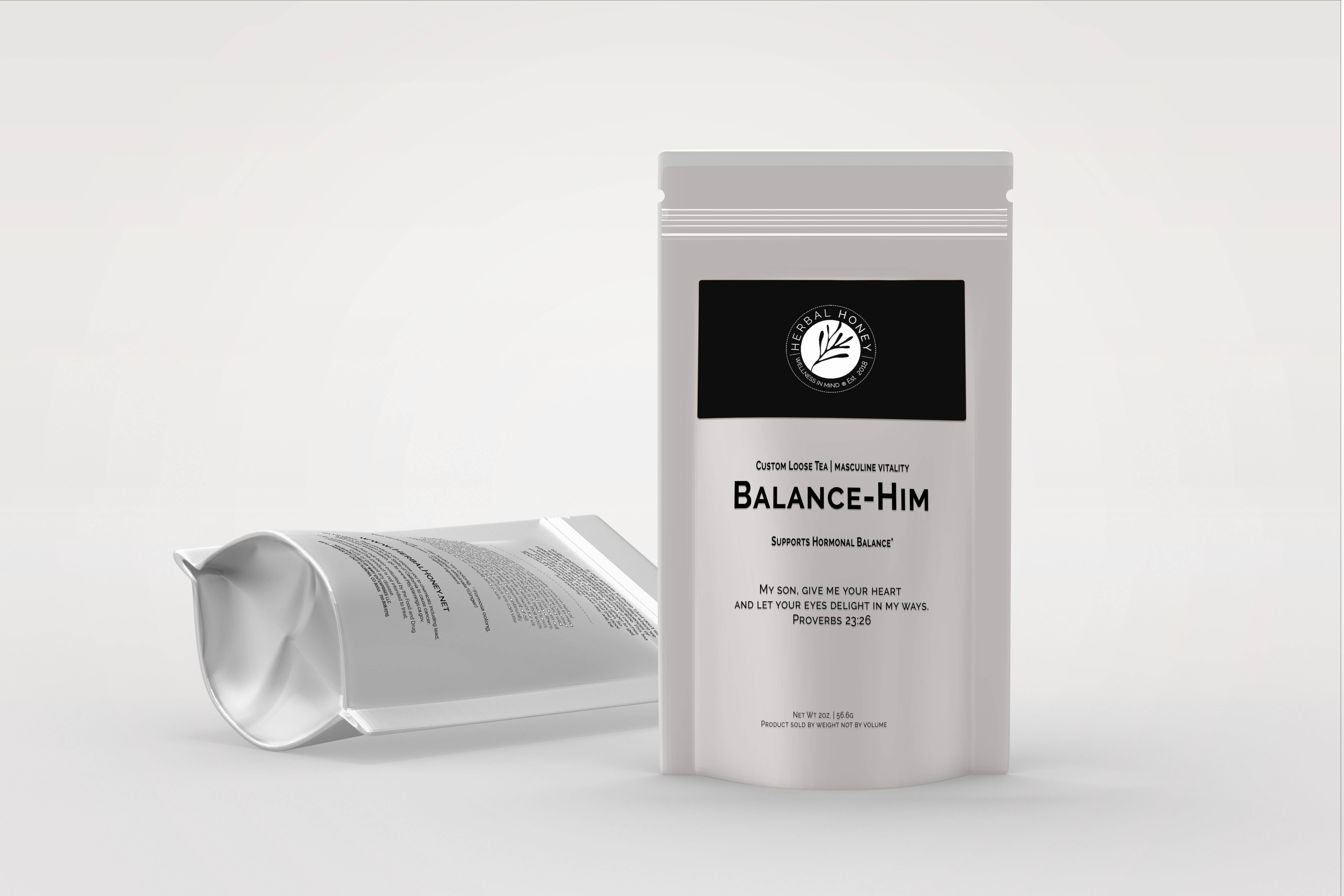 Herbal Honey - Wholesale Loose Tea - Balance-Him - 2 oz0