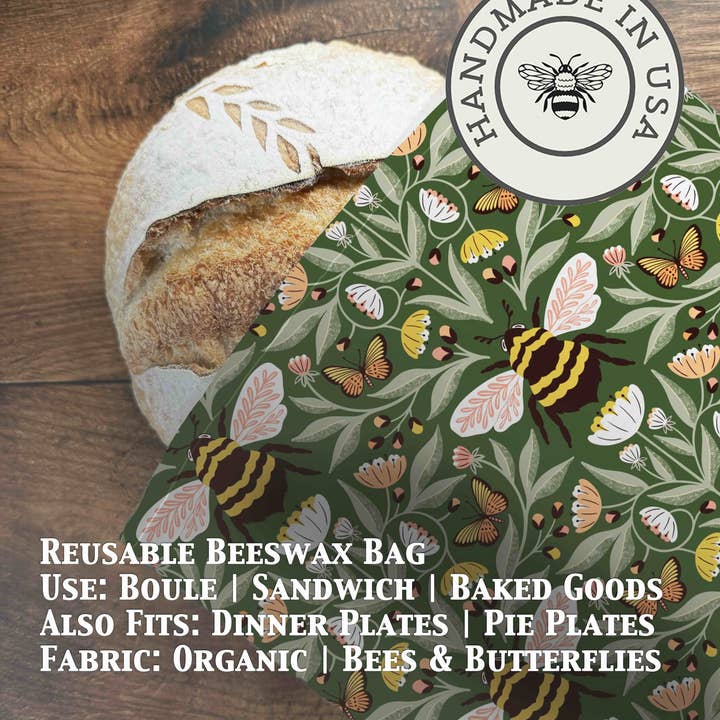 Five Oaks Farm – Großhandel Verpackung/Beutel zur Aufbewahrung von Lebensmitteln – Brotbeutel | Bienenwachsbeschichtet19