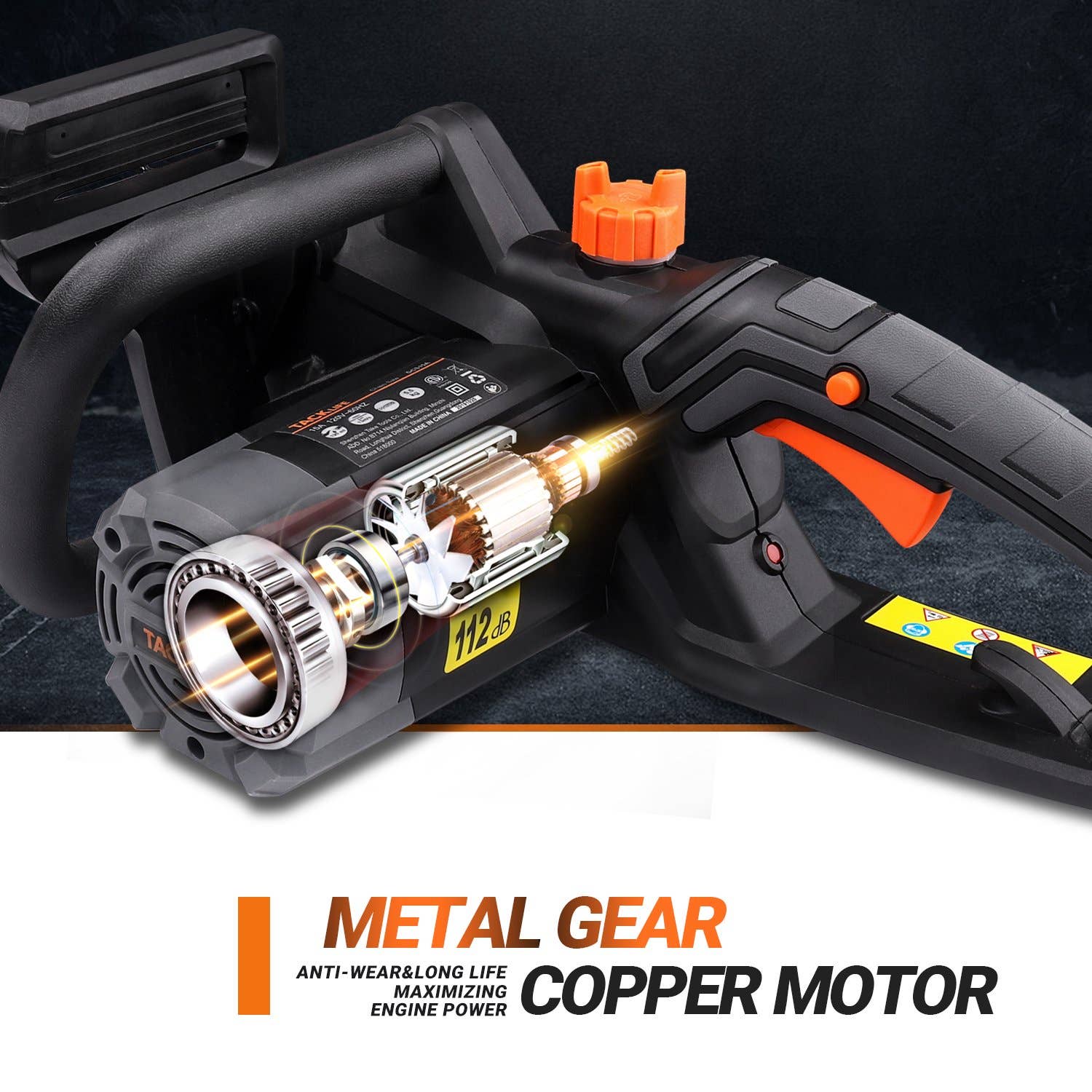 Above Edge - Wholesale Handy Tool - 15 Amp Electric Corded Chainsaw with 18-inch Chain Length5