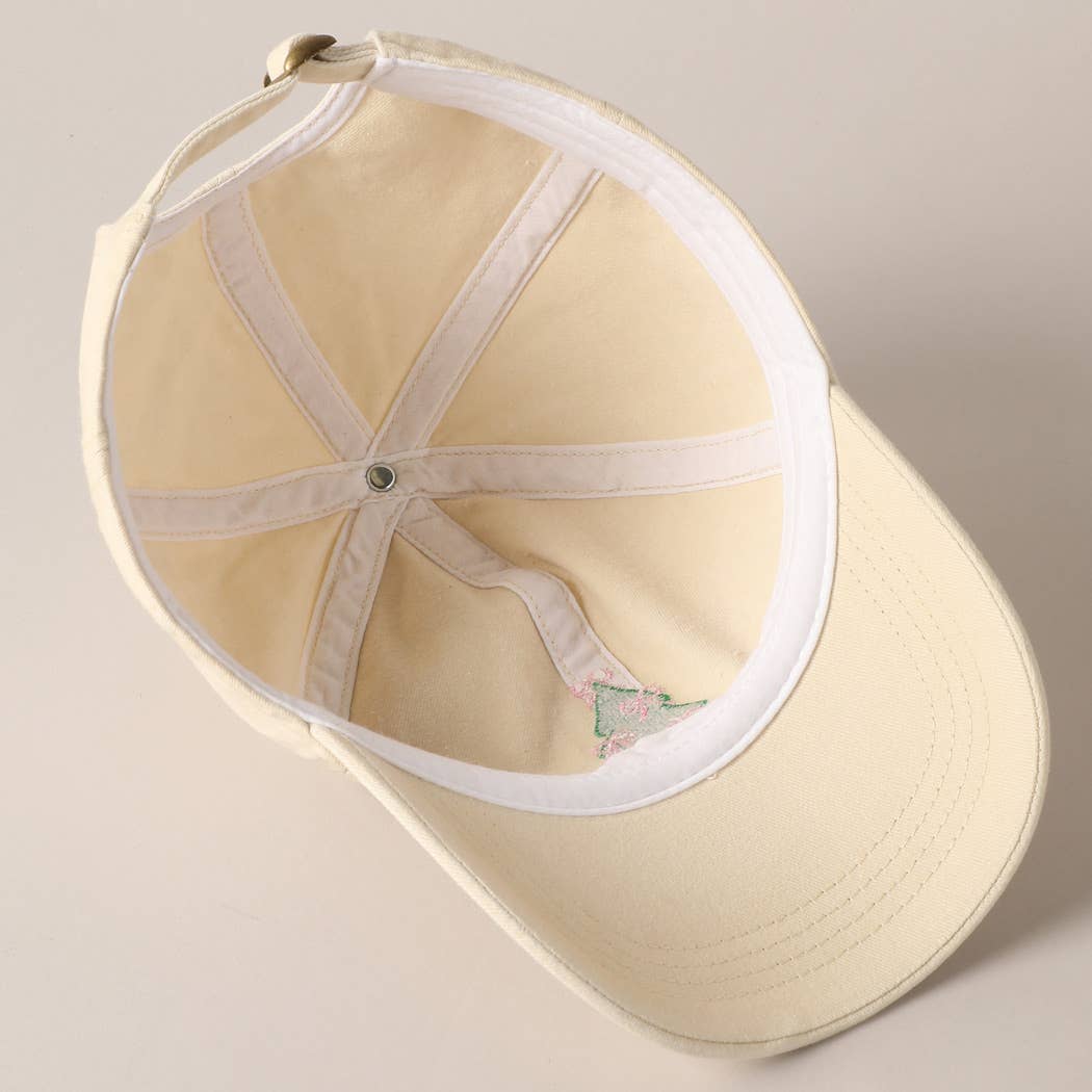 Fashion City - Wholesale Baseball Cap - Women's - Christmas Tree Embroidery Baseball Cap5