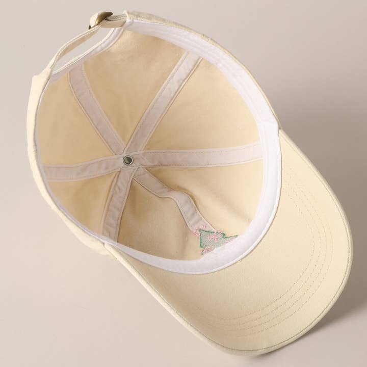 Fashion City - Wholesale Baseball Cap - Women's - Christmas Tree Embroidery Baseball Cap5