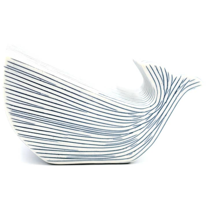 D403W27-MINI FISH-Porslin Keramisk Skulptur Dekoration för wholesale av Art Floral Trading LLC