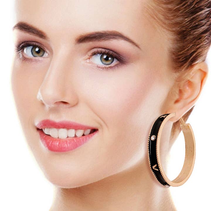 Sort romertal Casting Hoops for engroshandel hos PinktownUSA