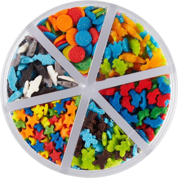 Innovarix - Wholesale Sprinkles - Animals and Stars Sprinkles Bright Baking Supplies 2.4-Ounce