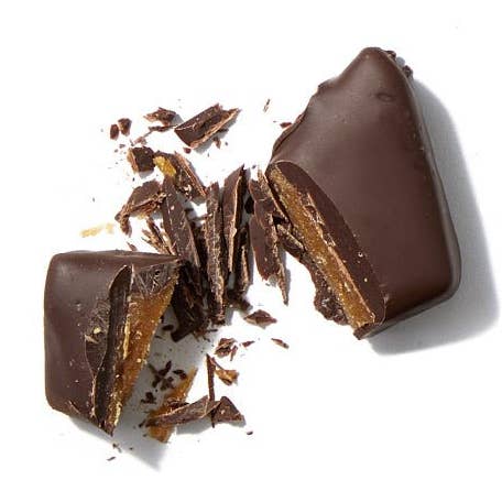 Roasted Espresso-infused Toffee with Dark Chocolate for wholesale by Terry's Toffee