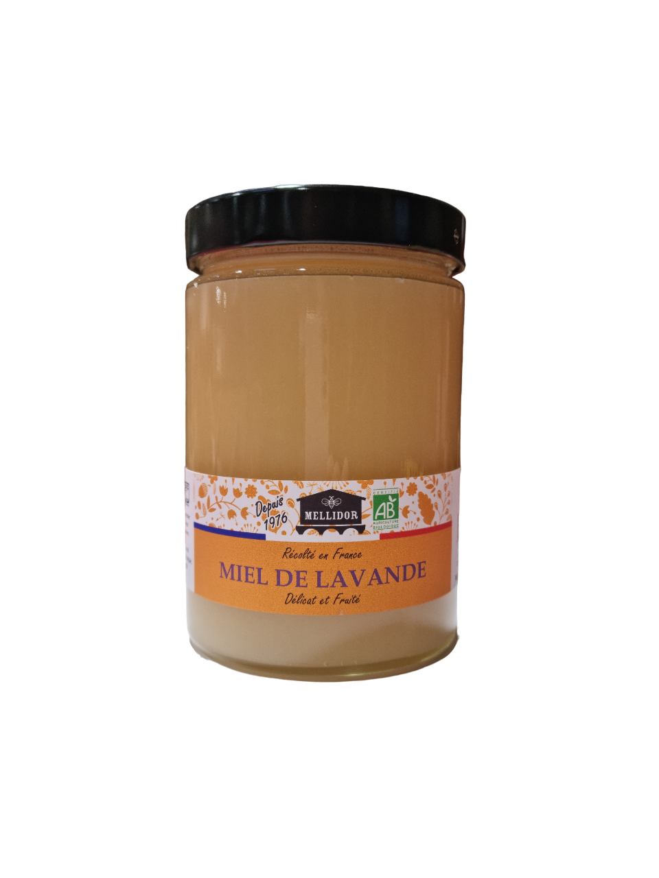 Mellidor – Großhandel Honig – Bio-Lavendelhonig aus Frankreich – 750 g, 400 g, 220 g0