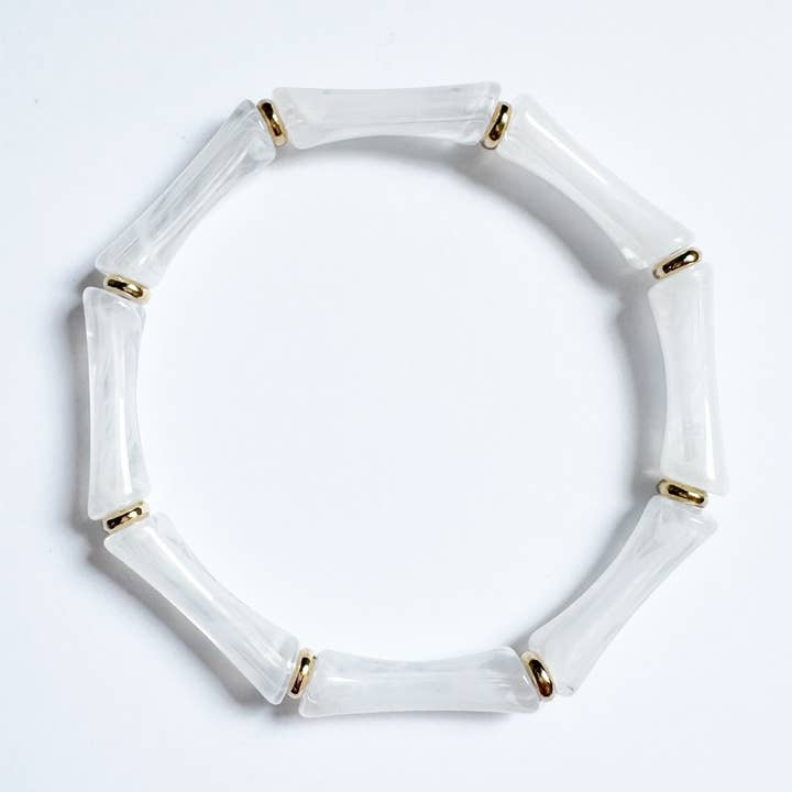 Sandy + Rizzo – wholesale Beaded bracelet – Bamboo Acrylic Bracelets8