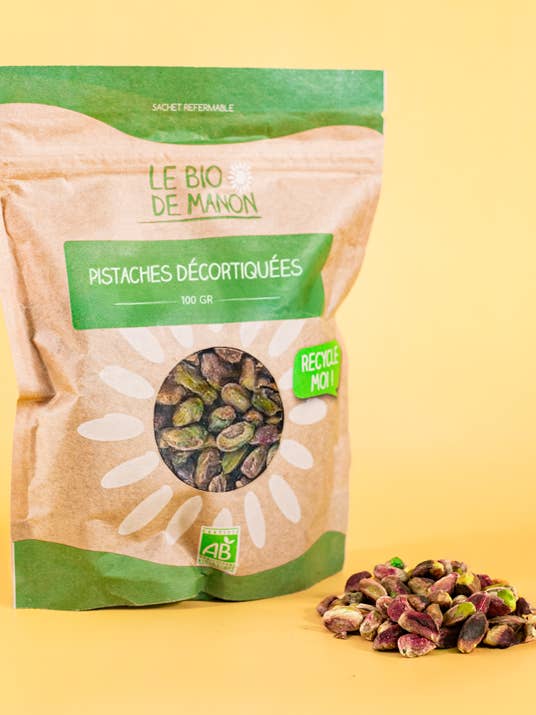Pistachos crudos pelados para venta al por mayor de Le bio de Manon