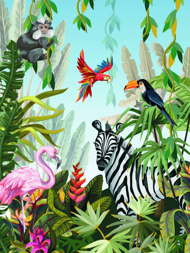 2575-20036 - Zig-Zag Ambiente tropical por atacado de Multi Técnica de Papelería SA