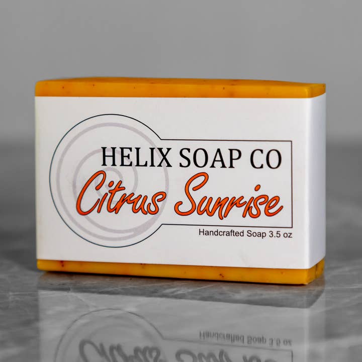 Citrus Sunrise Veganistische zeep voor wholesale door Helix Soap Co