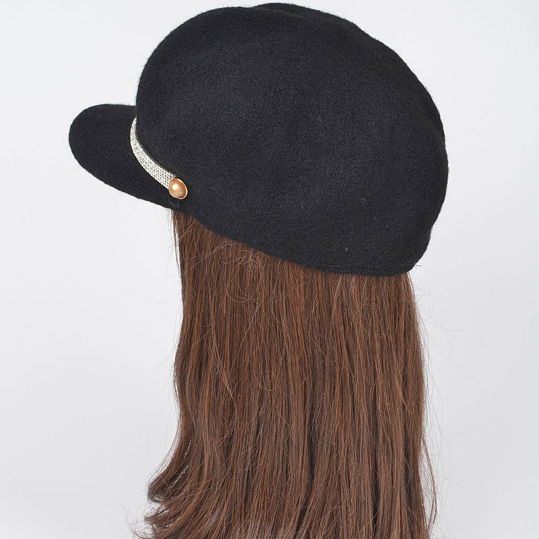 BK One Rhinestone Line Fashion Cap for wholesale on Faire5