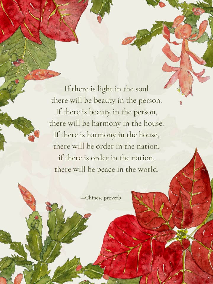 Wenskaart Vrede in de Wereld voor wholesale door Leafy Lexicon