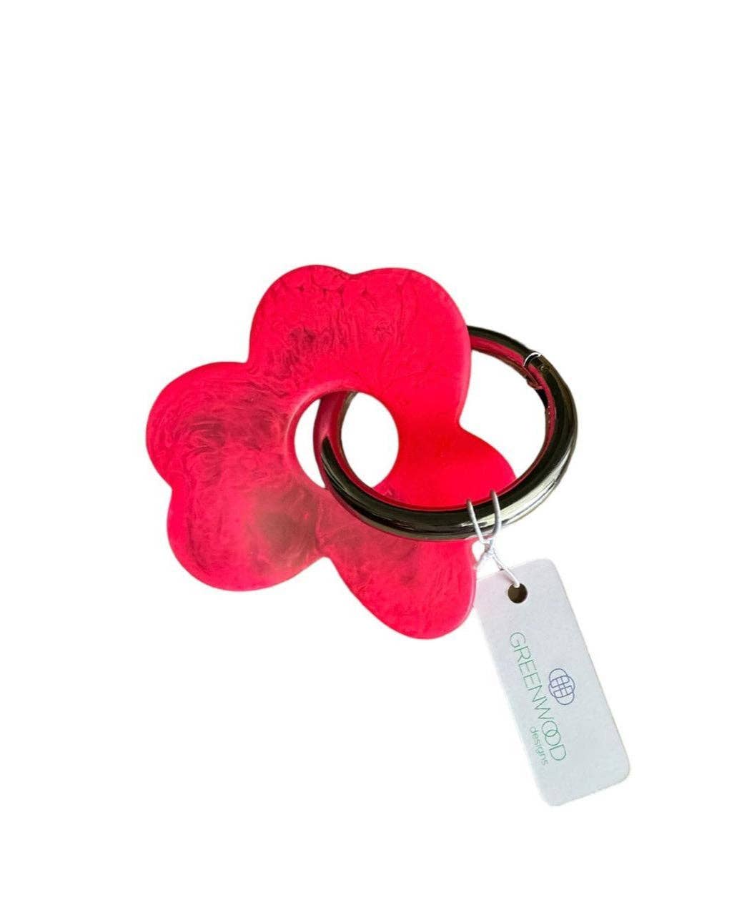 Greenwood Designs - Wholesale Keychain – Women's - Floral Resin Keyrings2