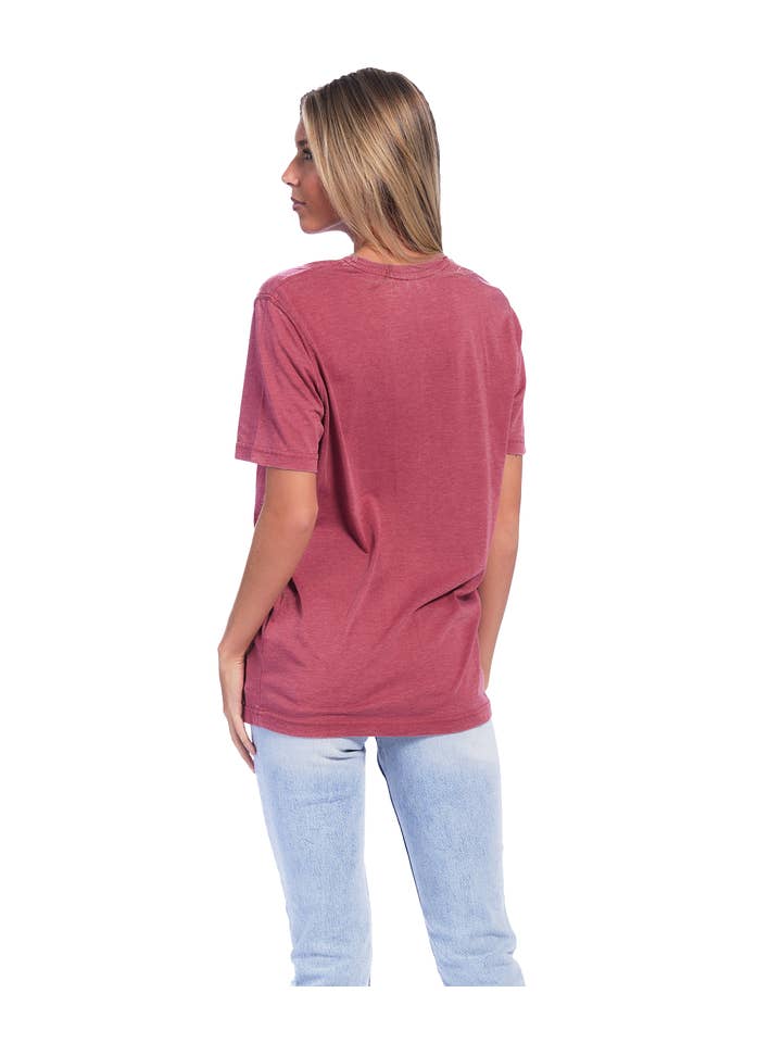 U.S. Apparel - Wholesale T-Shirt - Men's - Unisex Fit Jersey Crew Neck Tee W/ Lt. Burnout Wash21