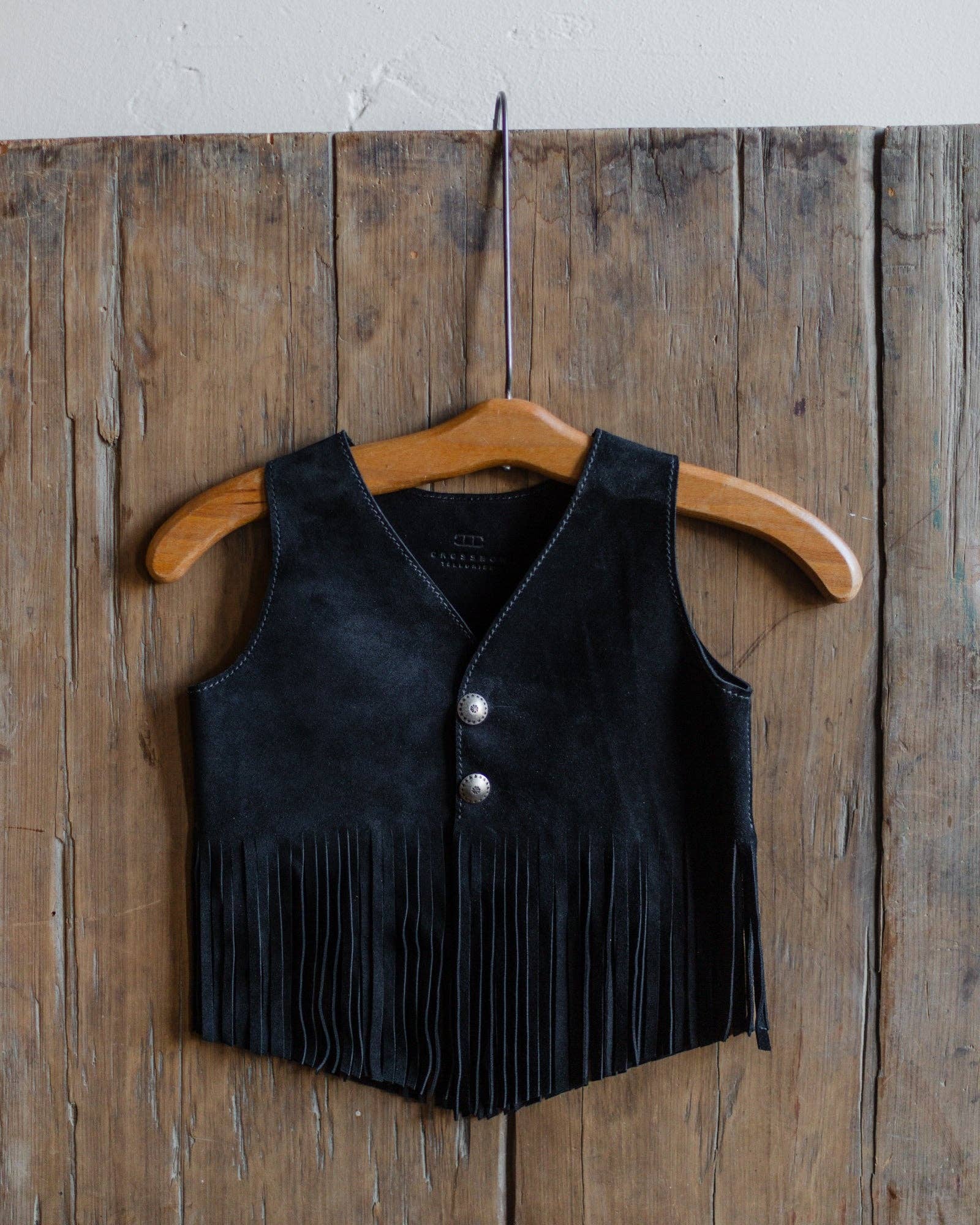 Crossbow Leather - Wholesale Outerwear Vest - Kids - KIDS FRINGED VEST4