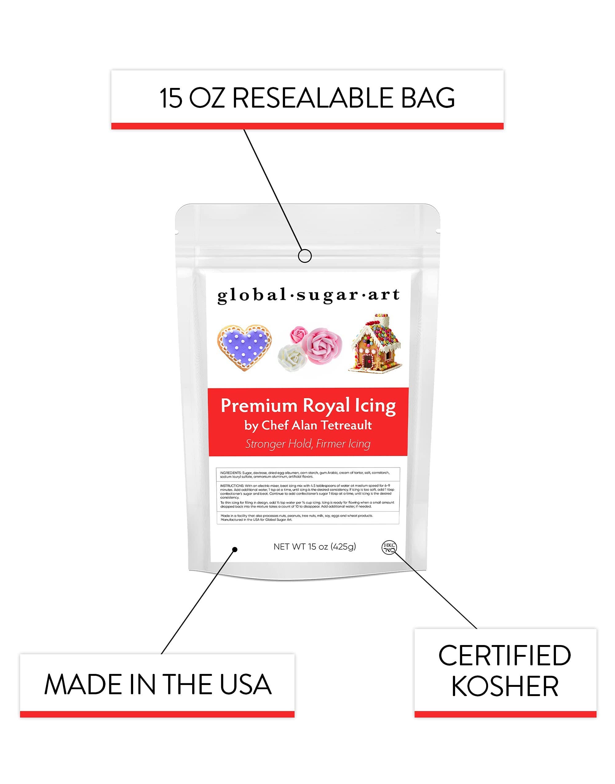 Global Sugar Art - Wholesale Icing - Royal Icing Mix2