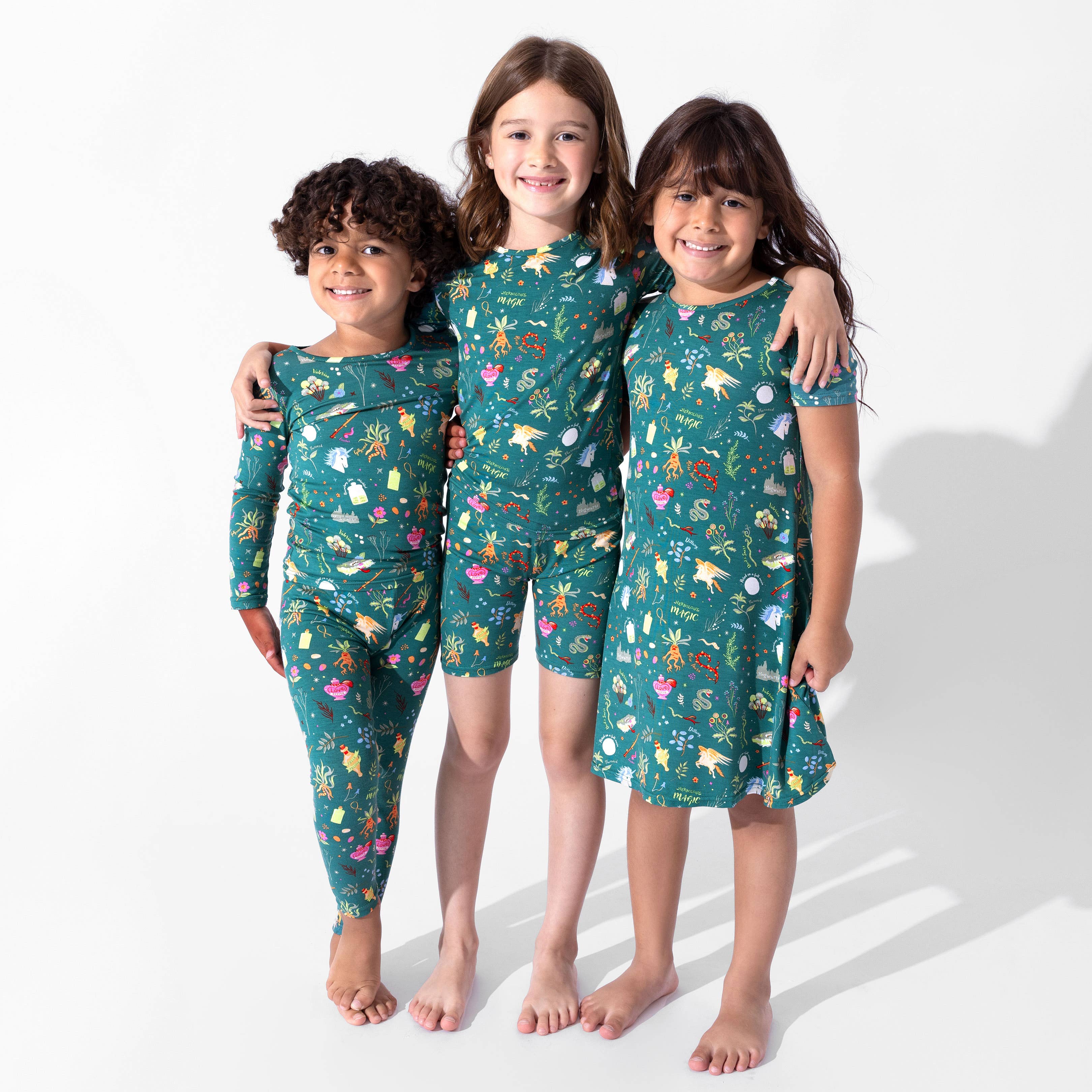 Bellabu Bear - Wholesale Sleepwear Set - Kids - Harry Potter Mandrakes & Herbs Bamboo Kids Pajamas7