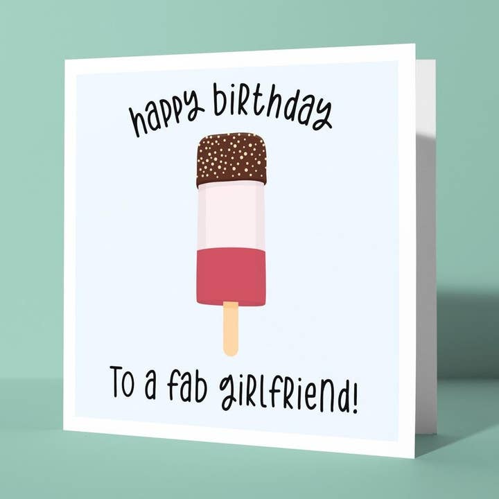 Alles Gute zum Geburtstag für eine fabelhafte Freundin - Geburtstagskarte für den Großhandel von Peacock Printing