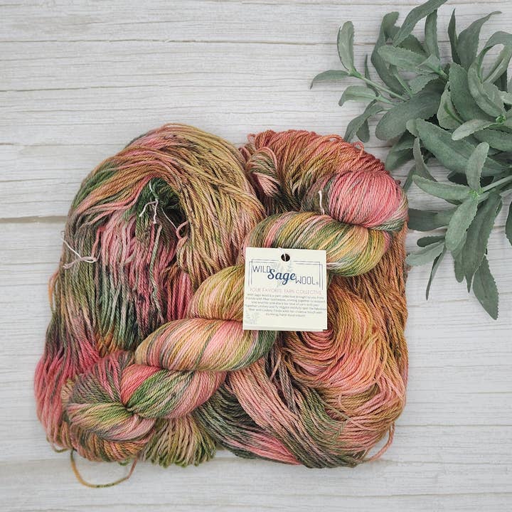 Rosewood Grove - Fingering — Teñido por Encargo para venta al por mayor de Wild Sage Wool