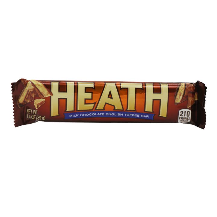 Grandpa Joe's Candy Shop - Wholesale Chocolate Bar - Heath Bar, 2.4oz, 18ct Case