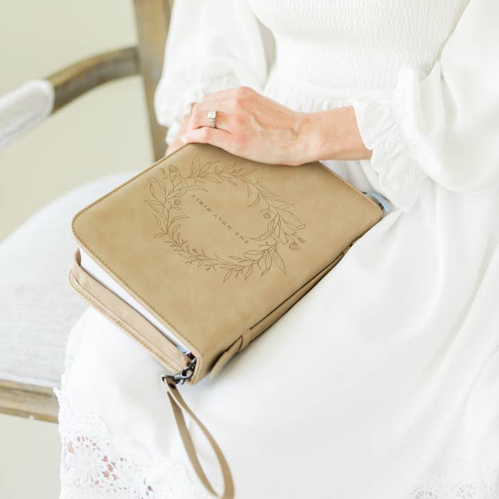 Ever, AJ - Wholesale Bible Cover - Bible Cover, Vegan Leather, Wreath Bible Case, Holy Bible6