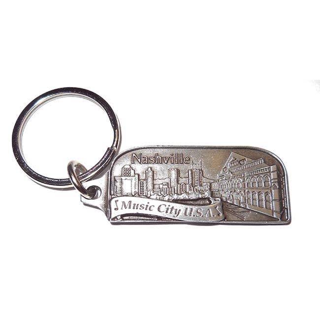 Nashville Keychain for wholesale by MID-SOUTH PRODUCTS