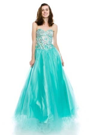 Chicas – Vestido comprido - Mulher por atacado – Vestido Longo Princesa Com Espartilho de Rhinestone C58143