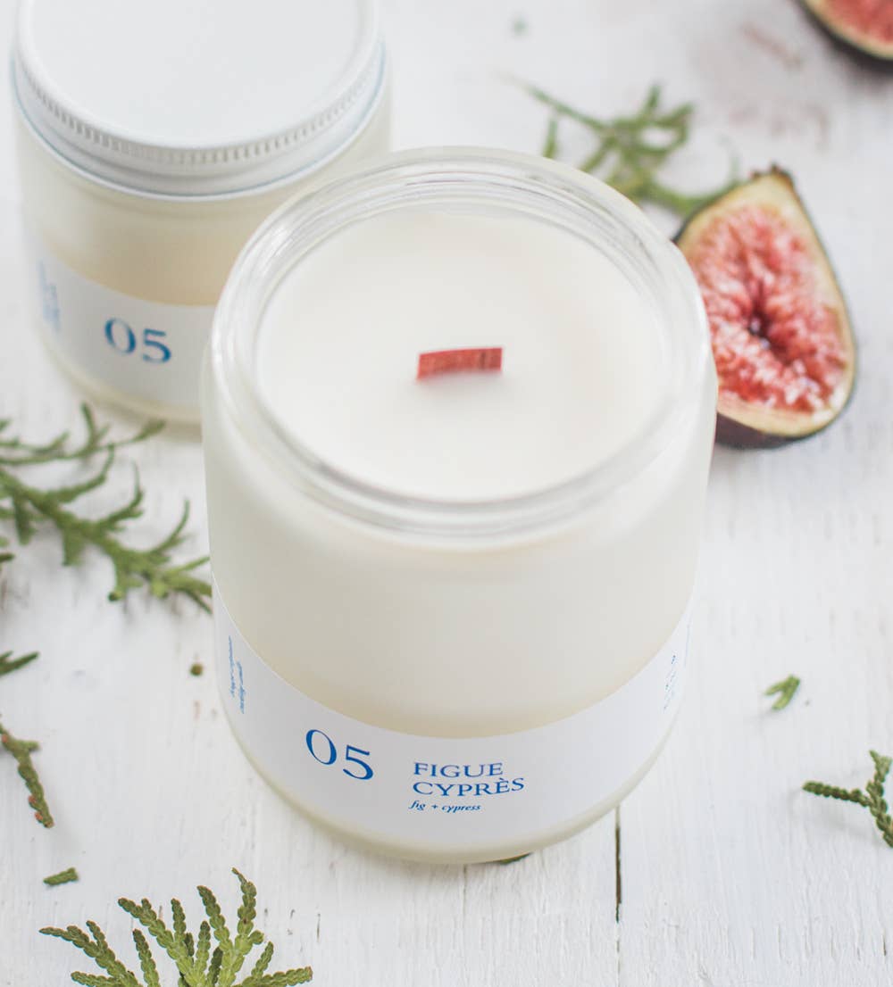 Flambette - Wholesale Jar/Filled Candle - Candle - Fig + Cypress2