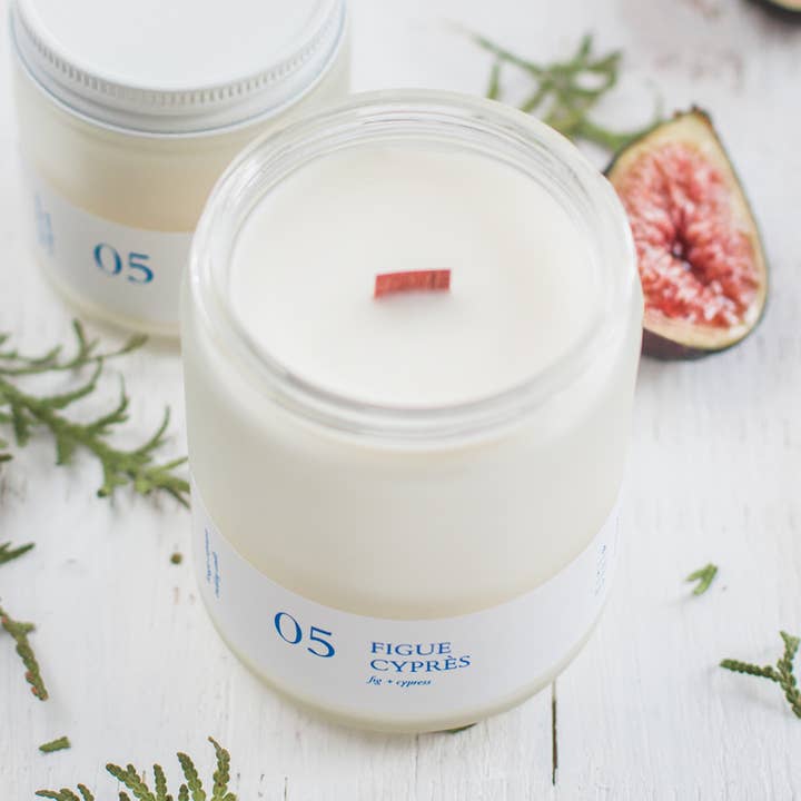 Flambette - Wholesale Jar/Filled Candle - Candle - Fig + Cypress2