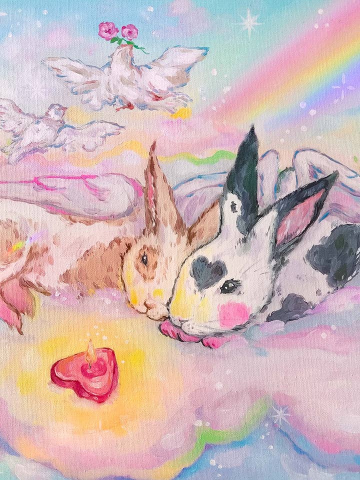 Cupids in Love Prints! for wholesale by Shelby DeGarmo Art